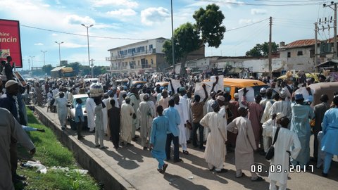 protest in Kano against genocide in burma 